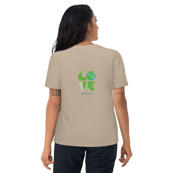 Camiseta Save the Planet unisex LOVE beige