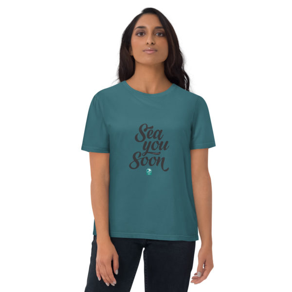 Camiseta Save the Planet SEA YOU SOON azul mar